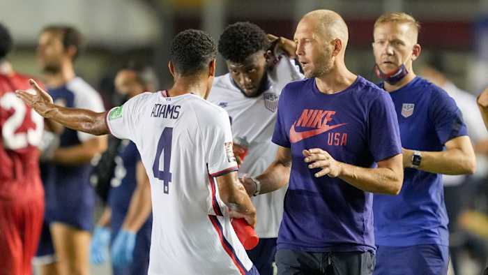 USMNT's Tyler Adams and Gregg Berhalter